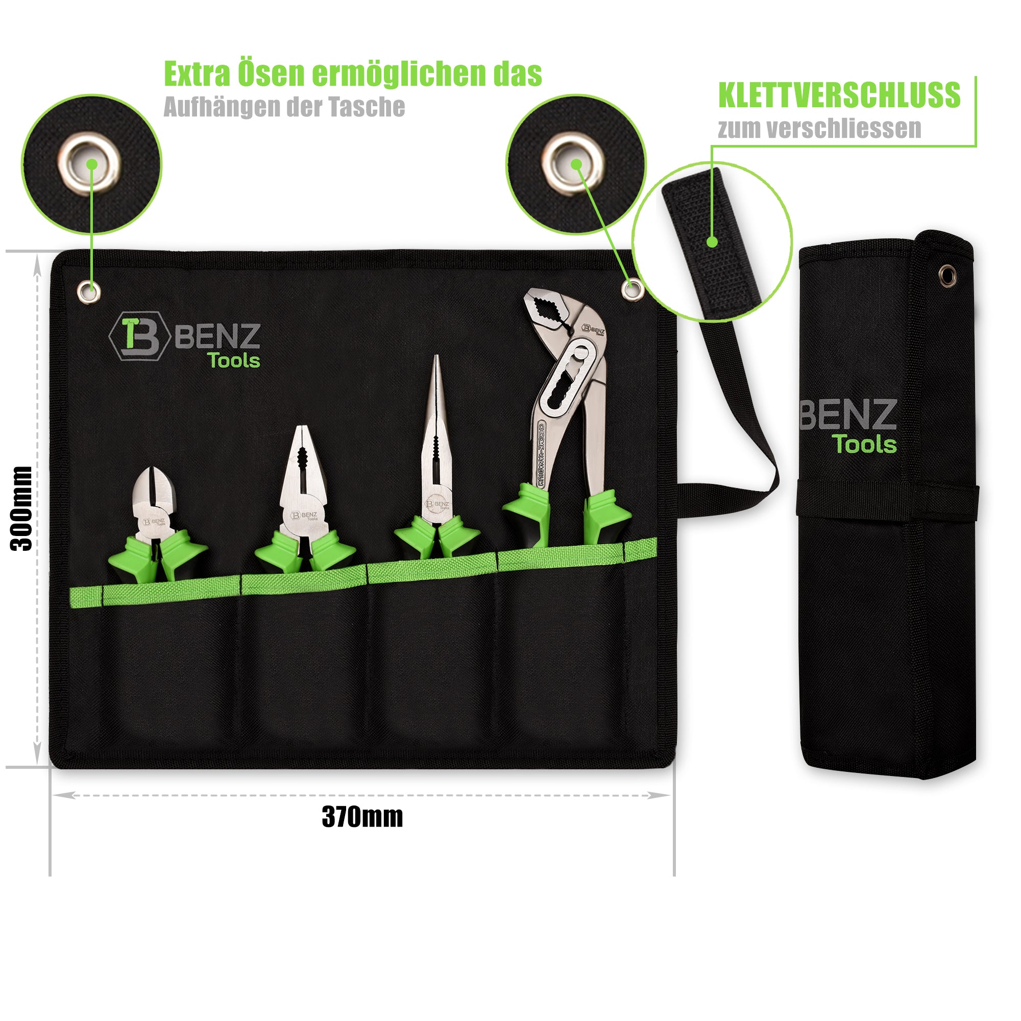 Zangenset inkl. Rolltasche